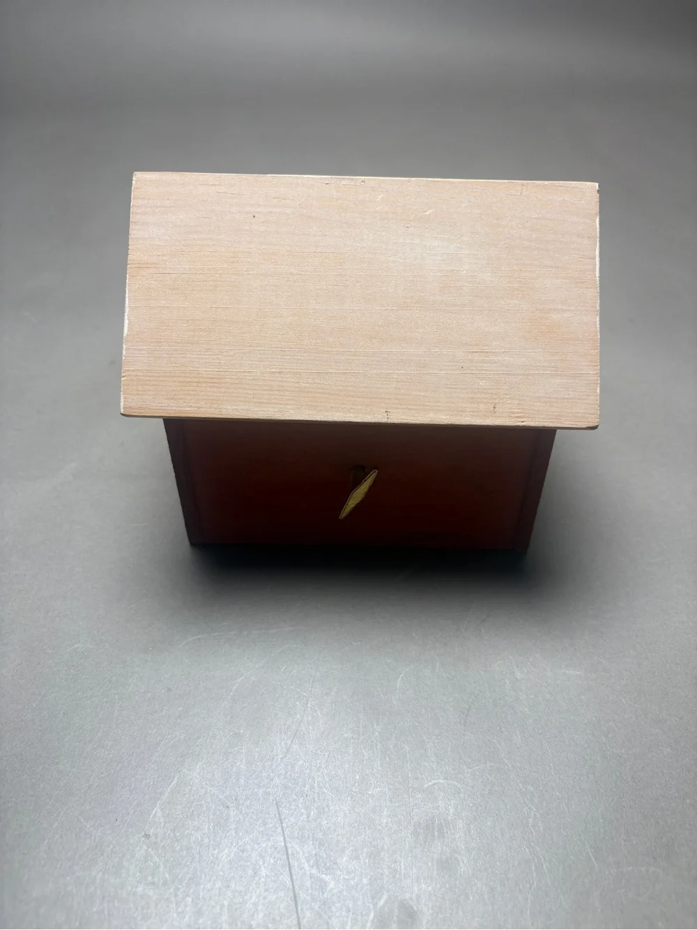Sweet Shop Wooden Miniature House Music Box plays Candy Man